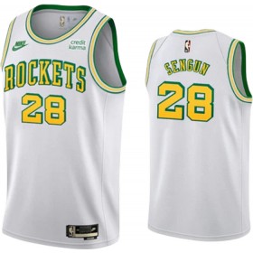 Houston Rockets Alperen Sengun 28 Nike 2022-23 Classic Edition Valkoinen Miesten Pelipaidat Swingman